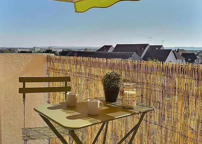 Le Voltaire - Balcon - 2 Chb - 3 Lits - 2 Min Gare Et Cente-ville - Mon Groom Lägenhet